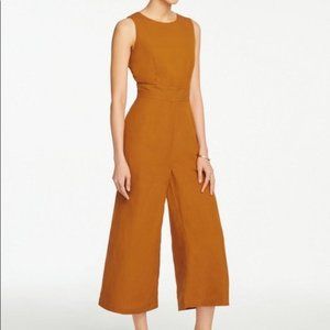 Ann Taylor Wide Leg Linen Culotte Sienna Jumpsuit